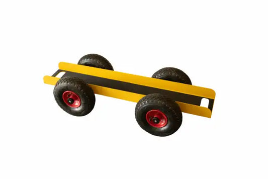 Platenroller 300kg – Draagvlak 175x980 mm - luchtbanden