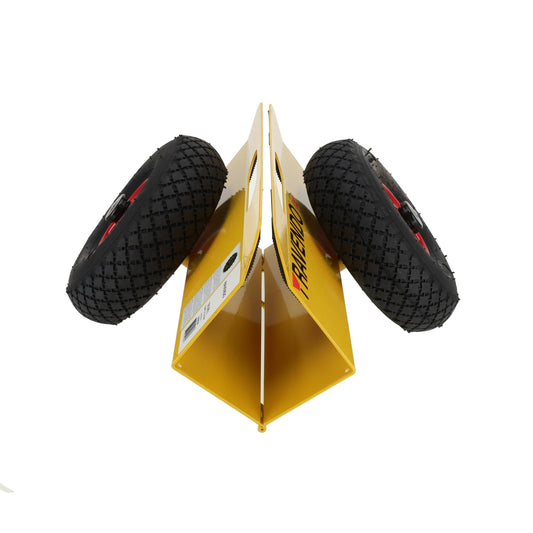 Platenroller 200 kg - 120-220 mm - Transportkarretje - Luchtbanden