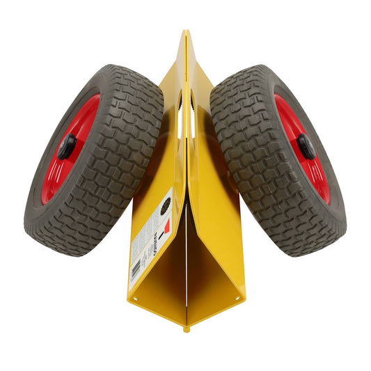 Platenroller 200kg - 60–160mm - Transportkarretje - Luchtbanden