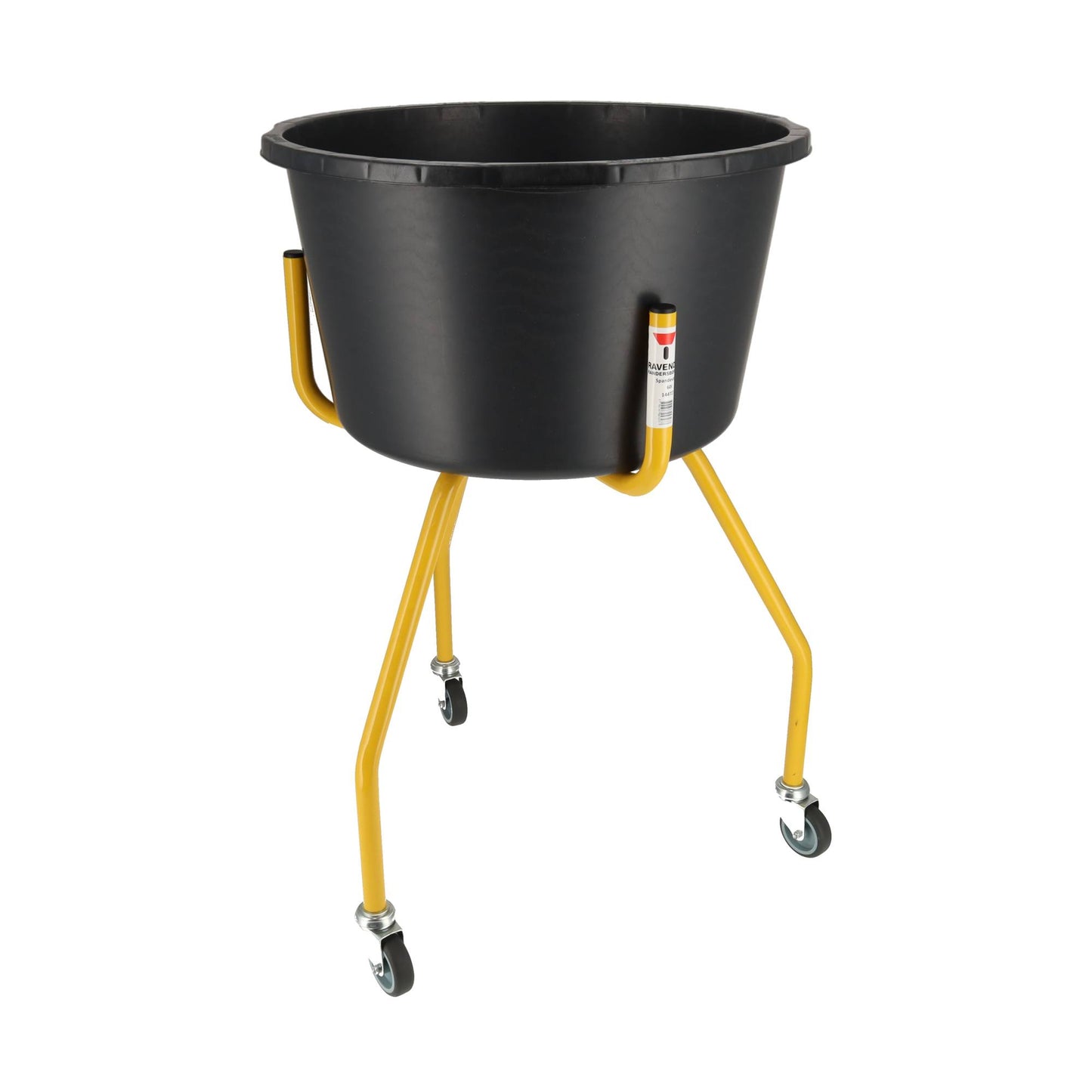 Emmerwagen 50 kg - 60L - Transportwagen voor Emmers - Massieve Wielen