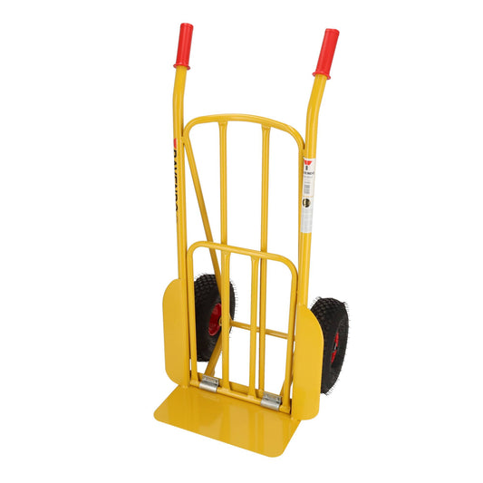 Stalen Steekwagen 250 kg - Uitklapbaar Draagvlak - Luchtbanden