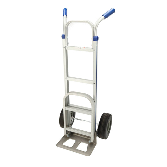 Aluminium steekwagen 200kg - Uitklapbaar Draagvlak - Lekvrije wielen