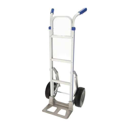 Aluminium Steekwagen 200kg Glijrails | Lekvrije Wielen | Premium