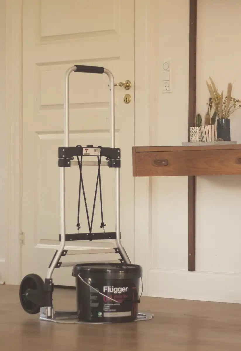 Opvouwbare Aluminium Steekwagen 90 kg - Inklapbaar - Massieve Wielen