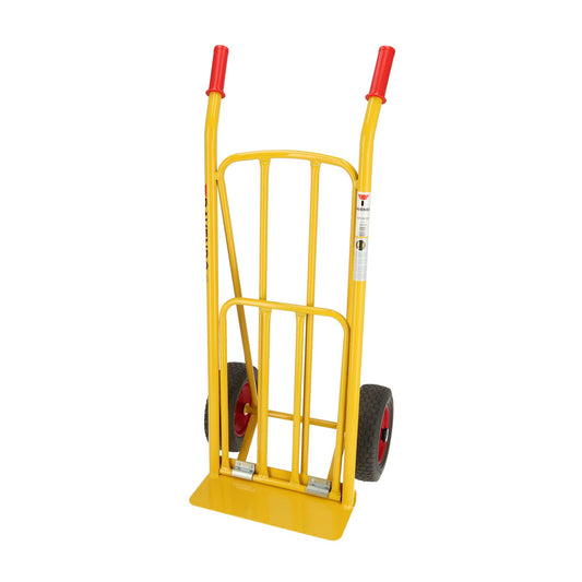 Stalen Steekwagen 250 kg - Uitklapbaar Draagvlak - Lekvrije Wielen