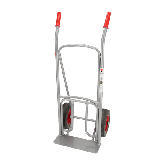 Stalen Steekwagen 200 kg - Uitklapbaar Draagvlak - Lekvrije Wielen - Draagvlak 415x110 mm