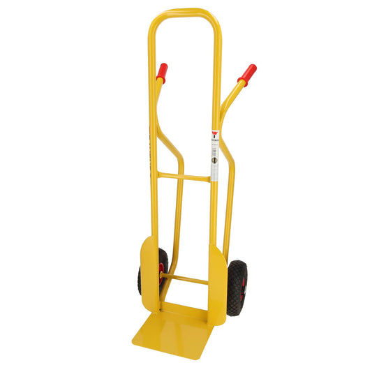 Stalen Steekwagen 225 kg - Draagvlak 300x250 mm - Luchtbanden Voorbeeld