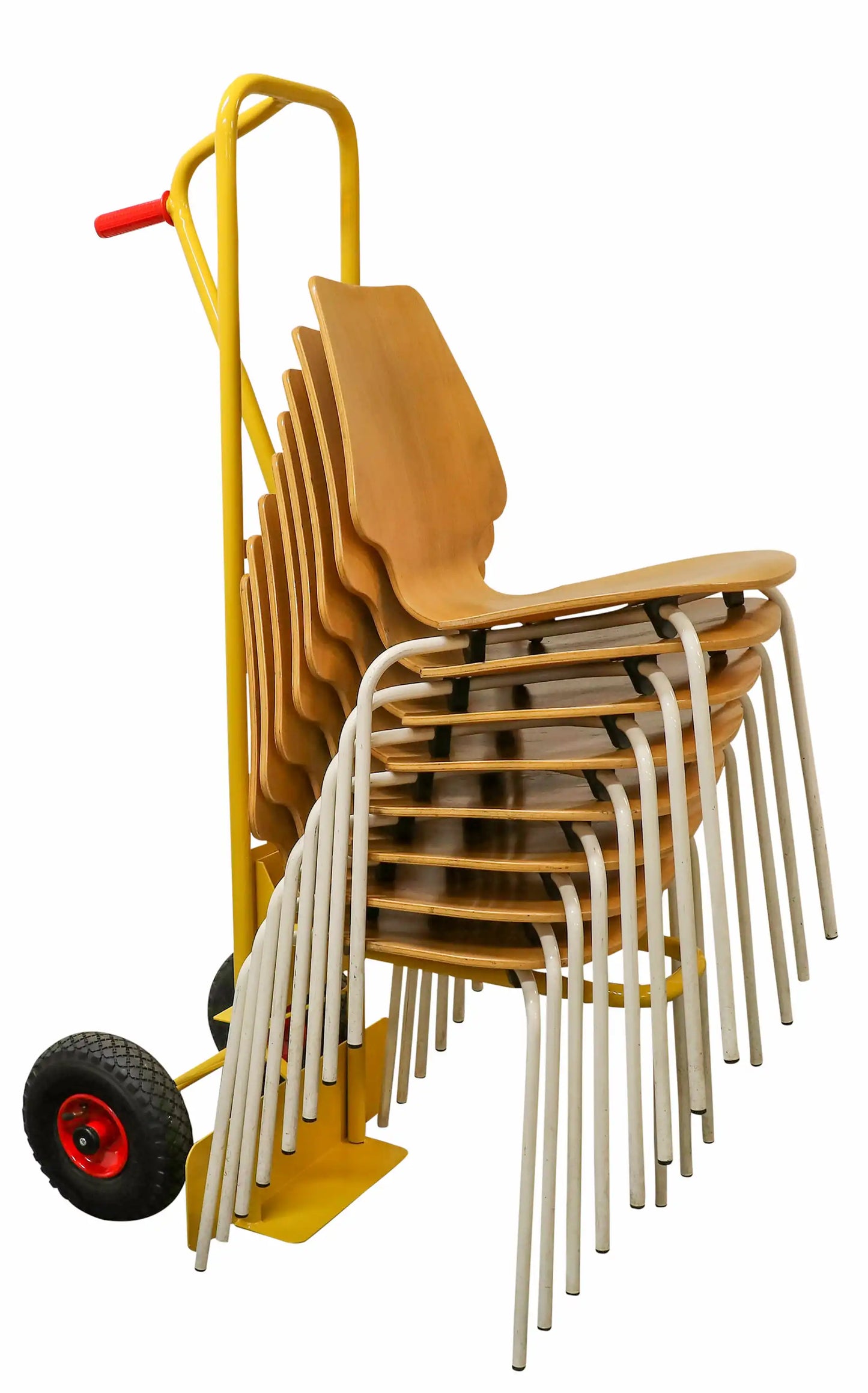 Verstelbare Transportwagen 100 kg - Voor Stoelen en Goederen - Luchtbanden