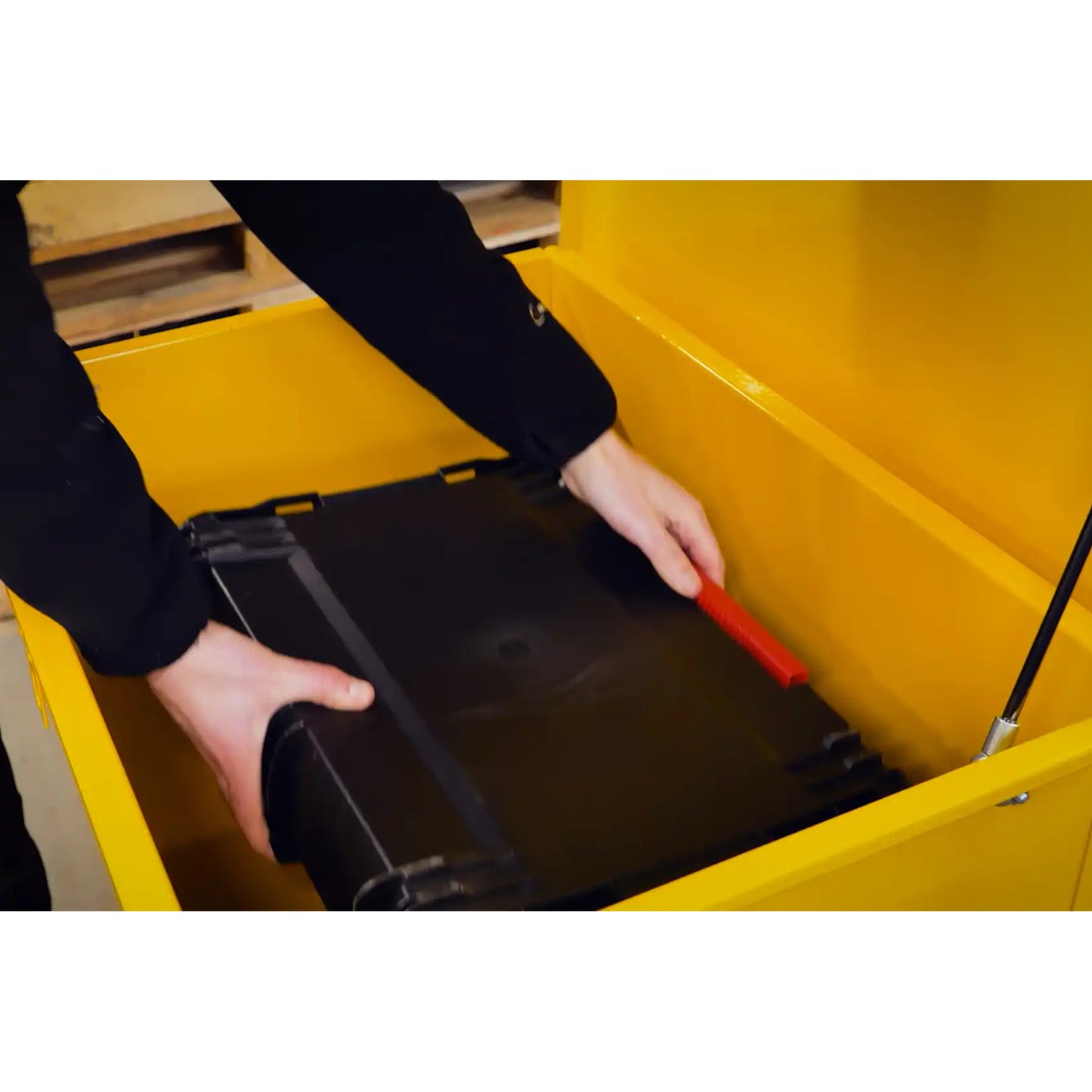 Stalen gereedschapswagen - 250kg draagvermogen - Gereedschapskruiwagen - luchtbanden