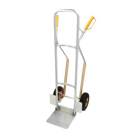 Ravendo Aluminium Steekwagen 100 kg - Uitklapbaar Draagvlak - Luchtbanden