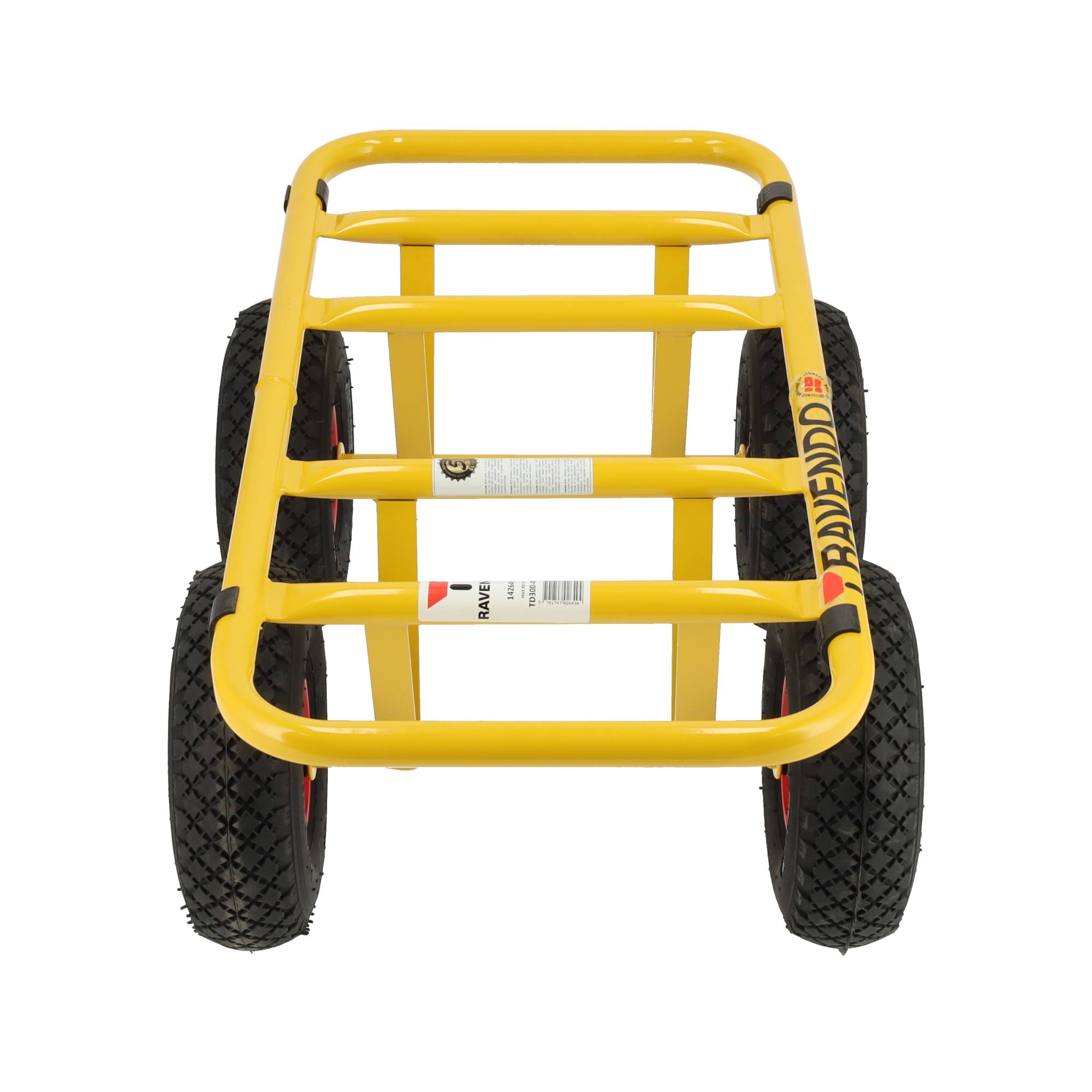 Ravendo Platenwagen 300kg - Luchtbanden