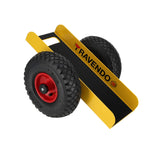 Platenroller 200kg - Draagvlak 160x495 mm -  luchtbanden