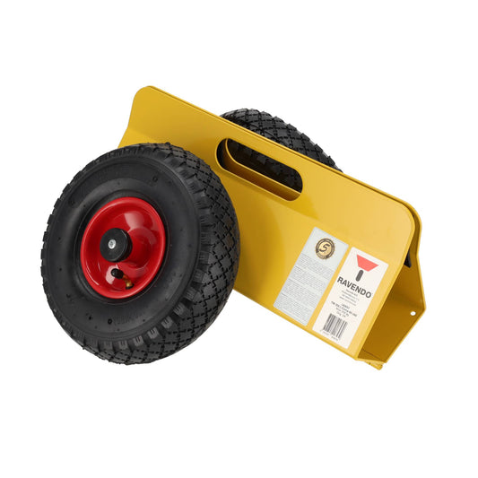 Platenroller 200kg - 60-160 mm – Transportkarretje - luchtbanden