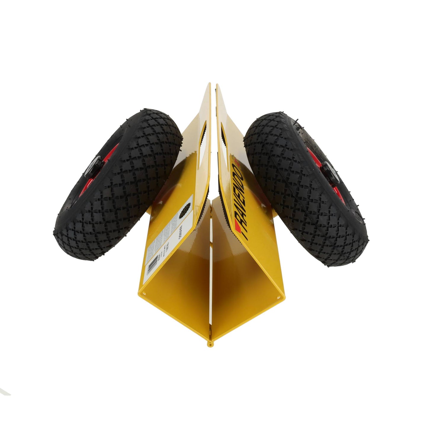 Platenroller 200 kg - 120-220 mm - Transportkarretje - Luchtbanden