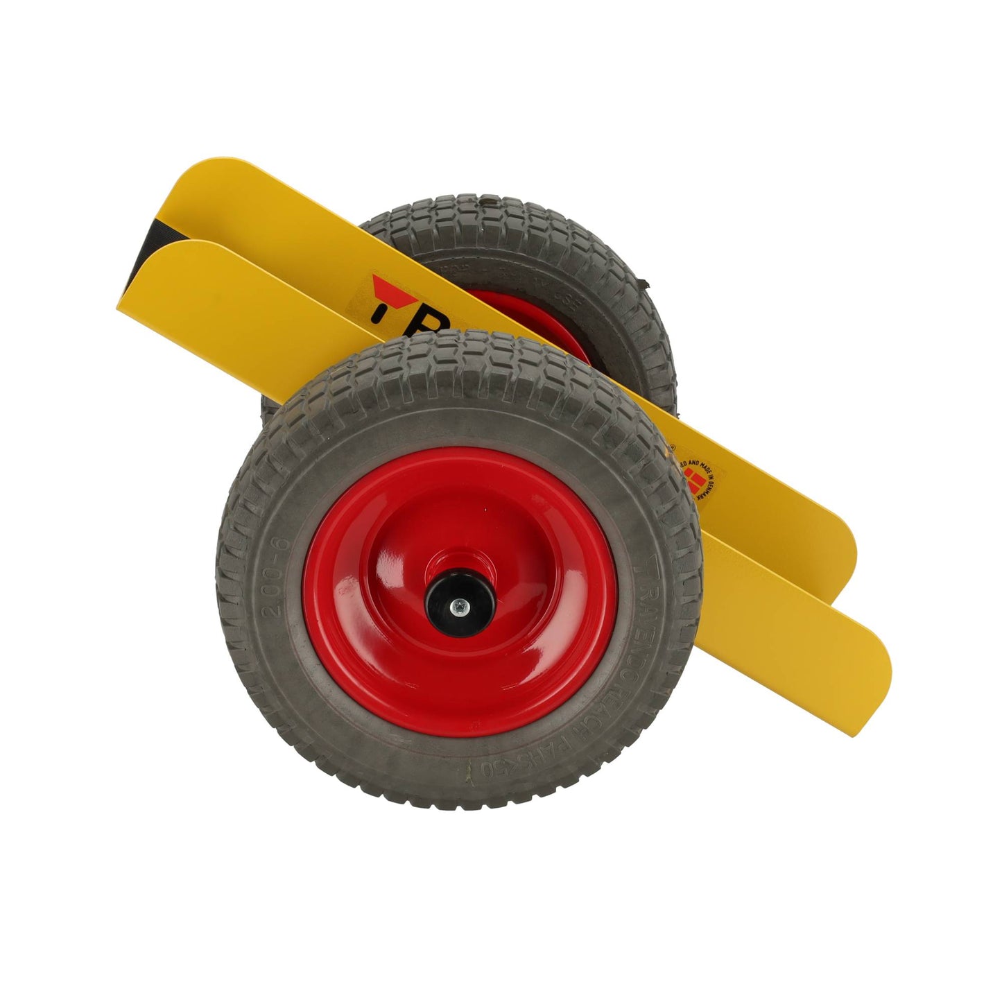 Platenroller 200kg - 495x160mm - Transportkarretje - Luchtbanden