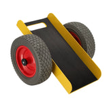 Platenroller 200kg - 370x220mm - Transportkarretje - Luchtbanden