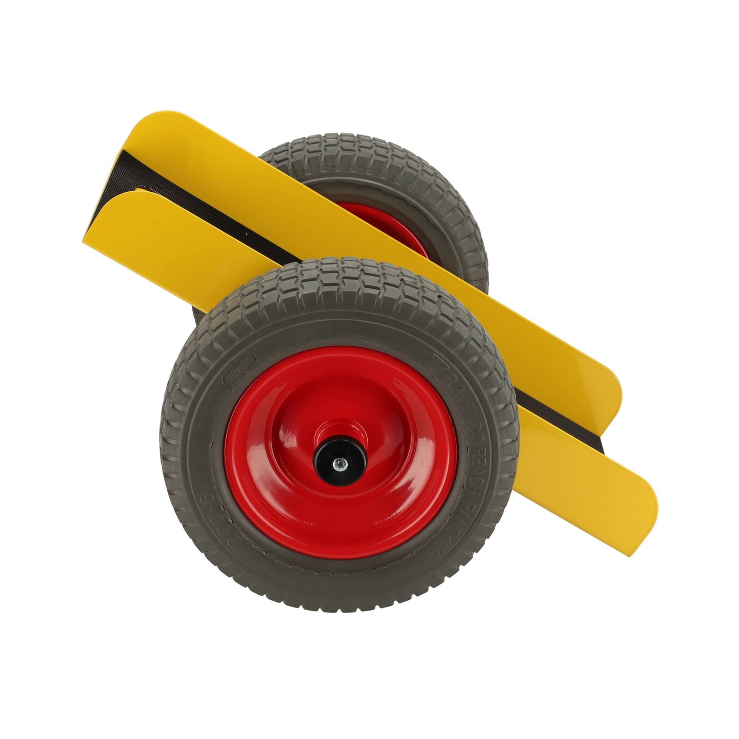 Platenroller 200kg - 370x220mm - Transportkarretje - Luchtbanden