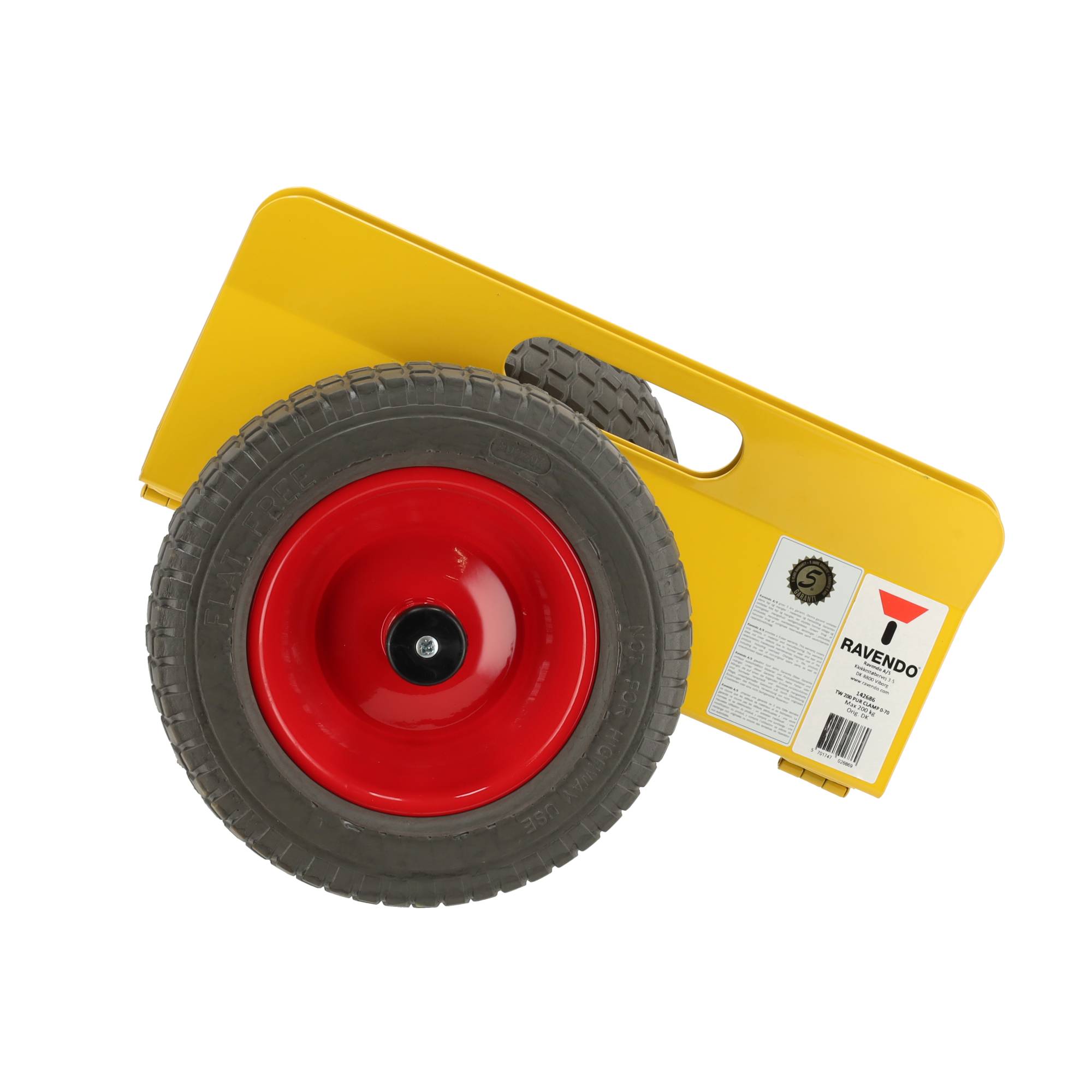 Ravendo Platenroller 200kg zelfklemmend - lekvrije banden