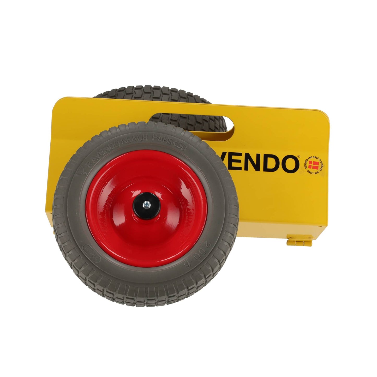 Platenroller 200kg - 120–220mm - Transportkarretje - Luchtbanden