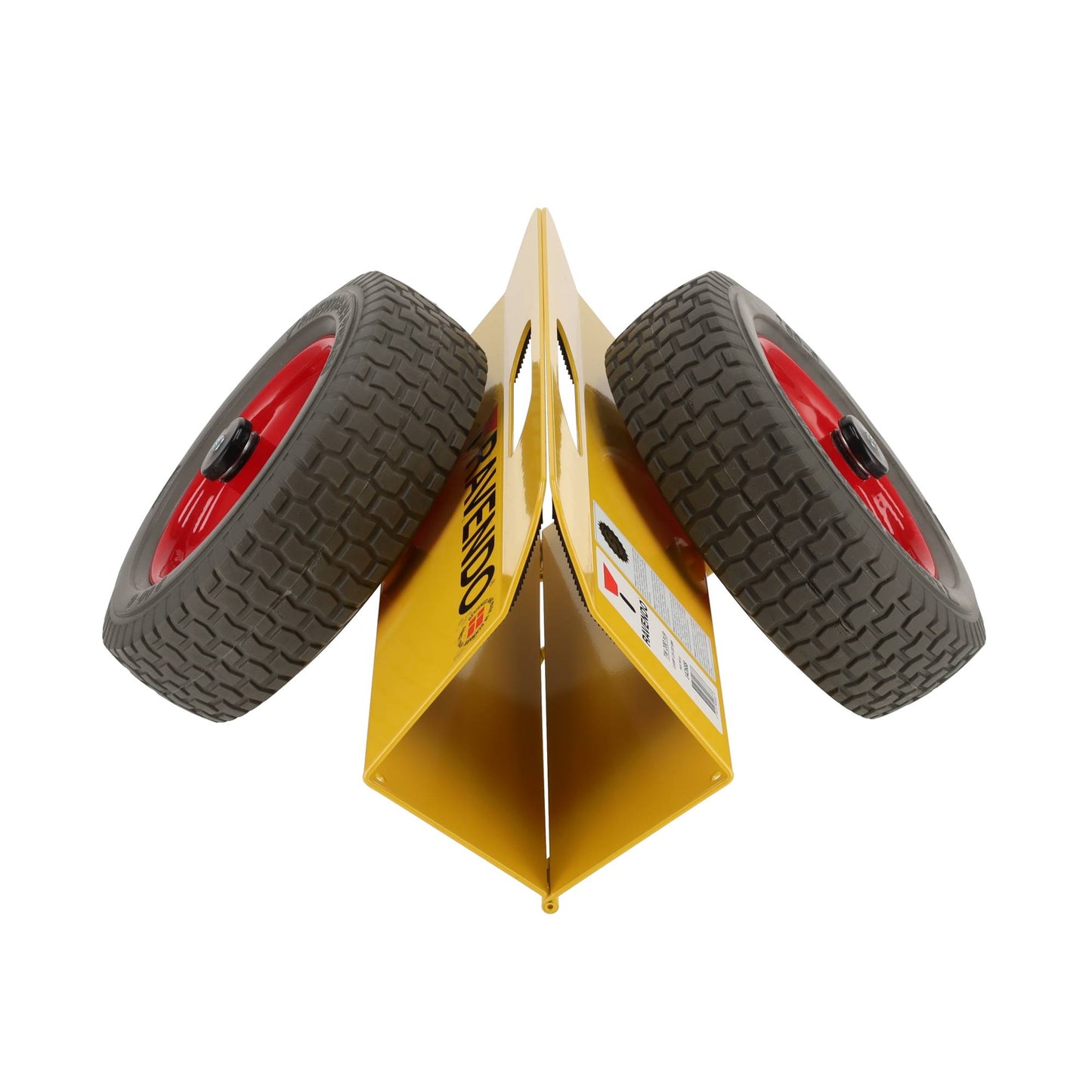 Platenroller 200kg - 120–220mm - Transportkarretje - Luchtbanden