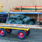 Heavy Duty Transportwagen 1200 kg - Draagvlak 1500x500 mm - Luchtbanden