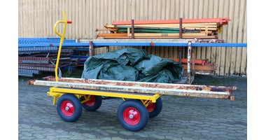Heavy Duty Transportwagen 1200 kg - Draagvlak 1500x500 mm - Luchtbanden