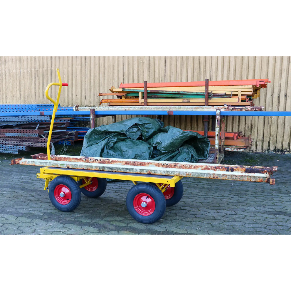 Heavy Duty Transportwagen 1200 kg - Draagvlak 1500x500 mm - Luchtbanden