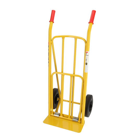 Stalen Steekwagen 250 kg - Uitklapbaar Draagvlak - Massieve Wielen