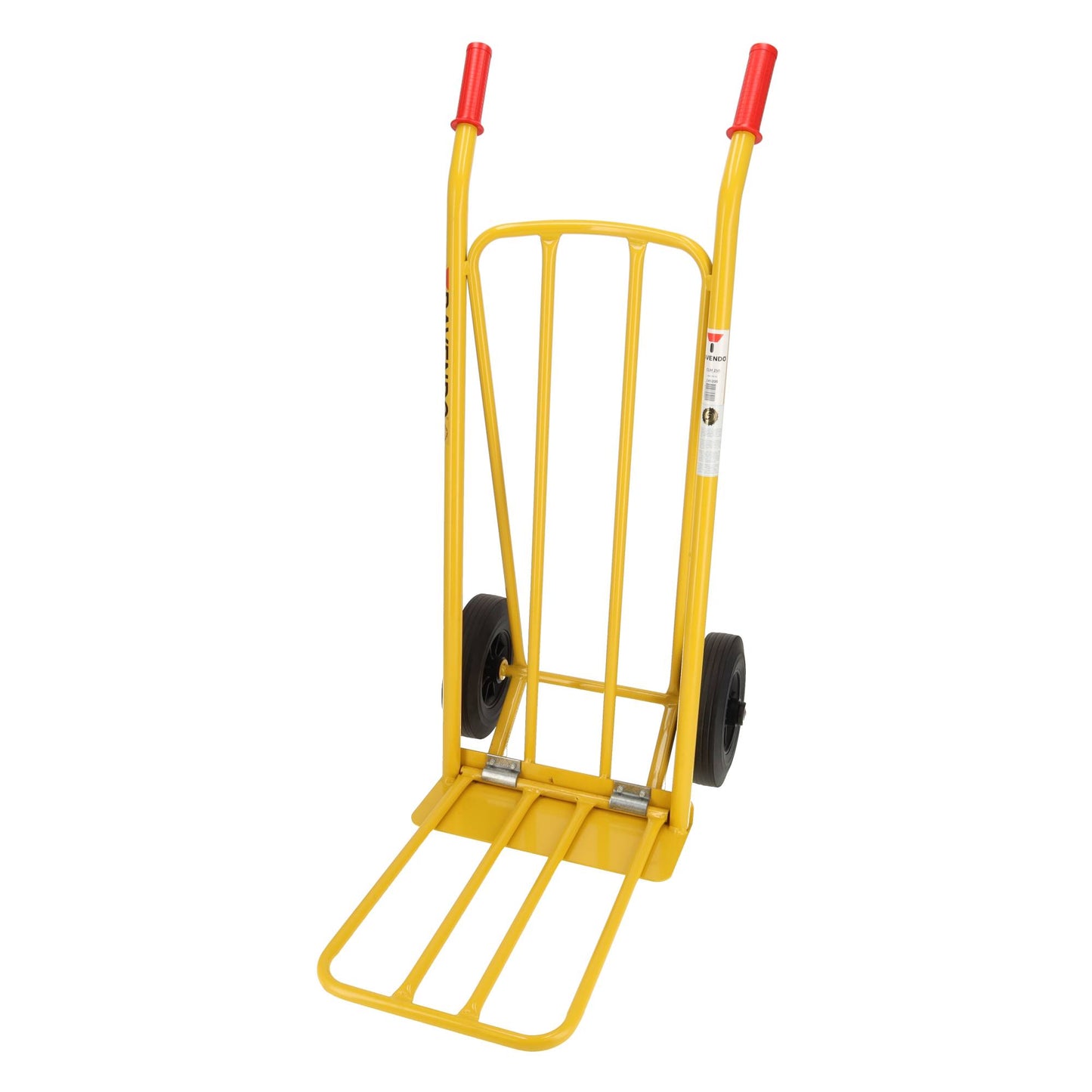 Stalen Steekwagen 250 kg - Uitklapbaar Draagvlak - Massieve Wielen