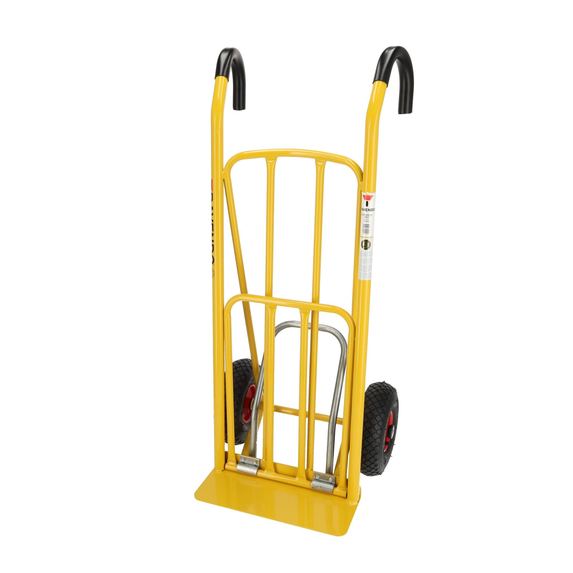 Ravendo Steekwagen 250kg Easy-Step - Luchtbanden