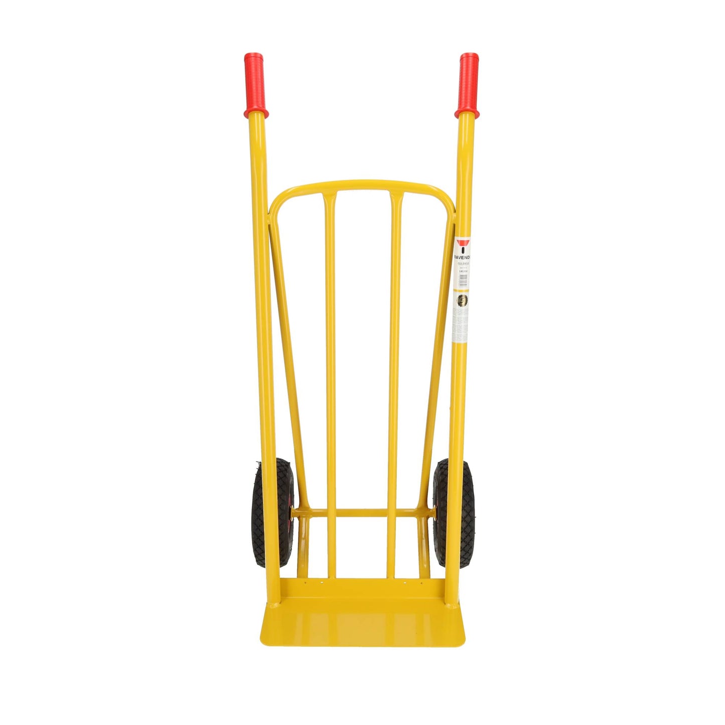 Stalen Steekwagen 250 kg - Draagvlak 420x120 mm - Luchtbanden