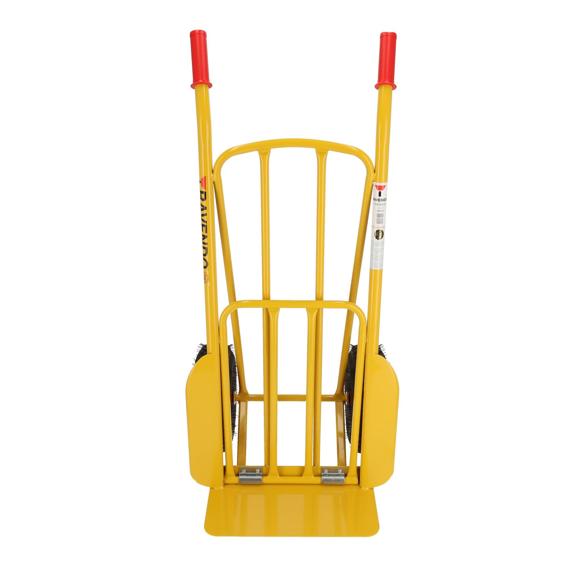 Ravendo stalen steekwagen Easy-Step 250kg - Luchtbanden