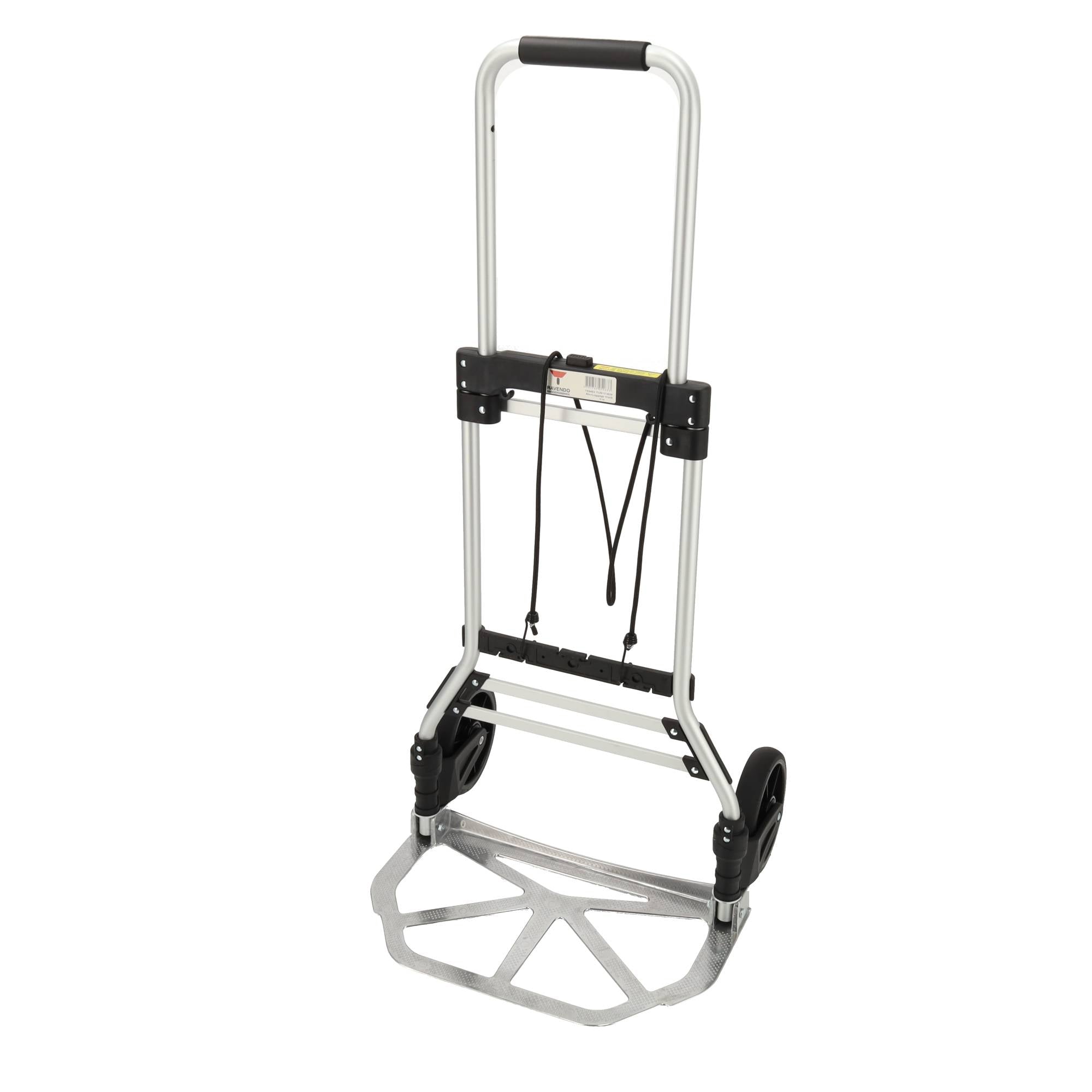 Ravendo aluminium steekwagen 90kg - Massieve Wielen