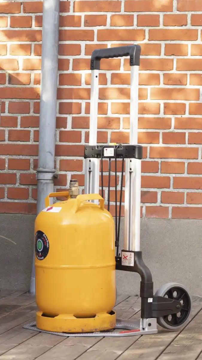 Opvouwbare Aluminium Steekwagen 125 kg - Inklapbaar - Massieve Wielen