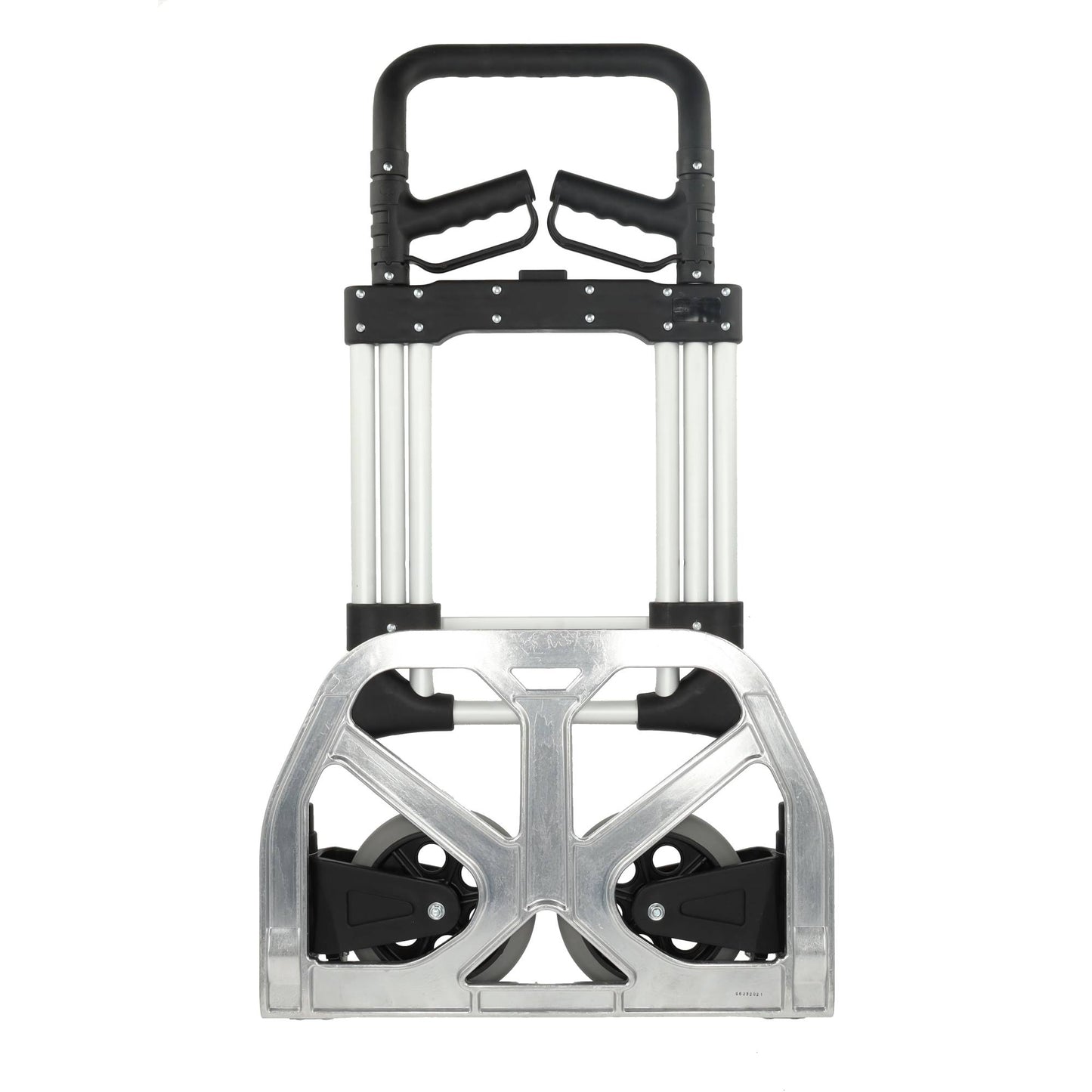 Opvouwbare Aluminium Steekwagen 200 kg - Kunststof Wielen - Draagvlak 590x390 mm