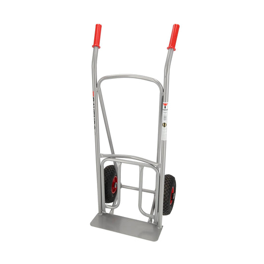 Stalen Steekwagen 200 kg - Uitklapbaar Draagvlak - Luchtbanden