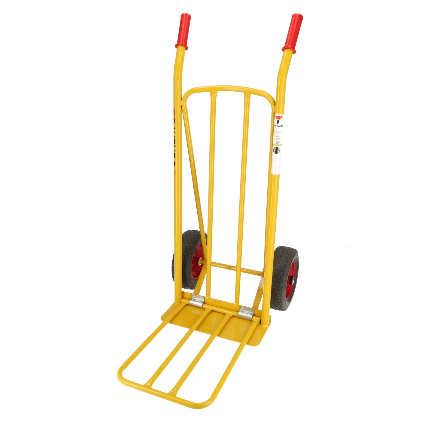 Stalen Steekwagen 250 kg - Uitklapbaar Draagvlak - Lekvrije Wielen