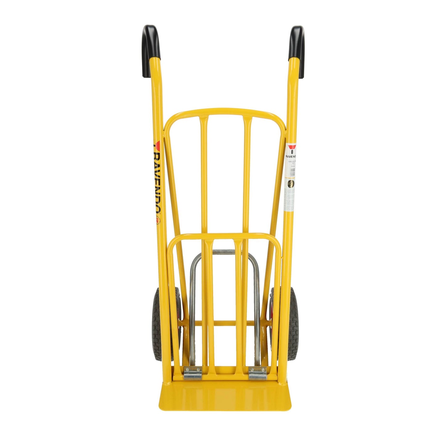 Stalen Steekwagen 250 kg - Easy-Step & Uitklapbaar Draagvlak - Lekvrije Wielen