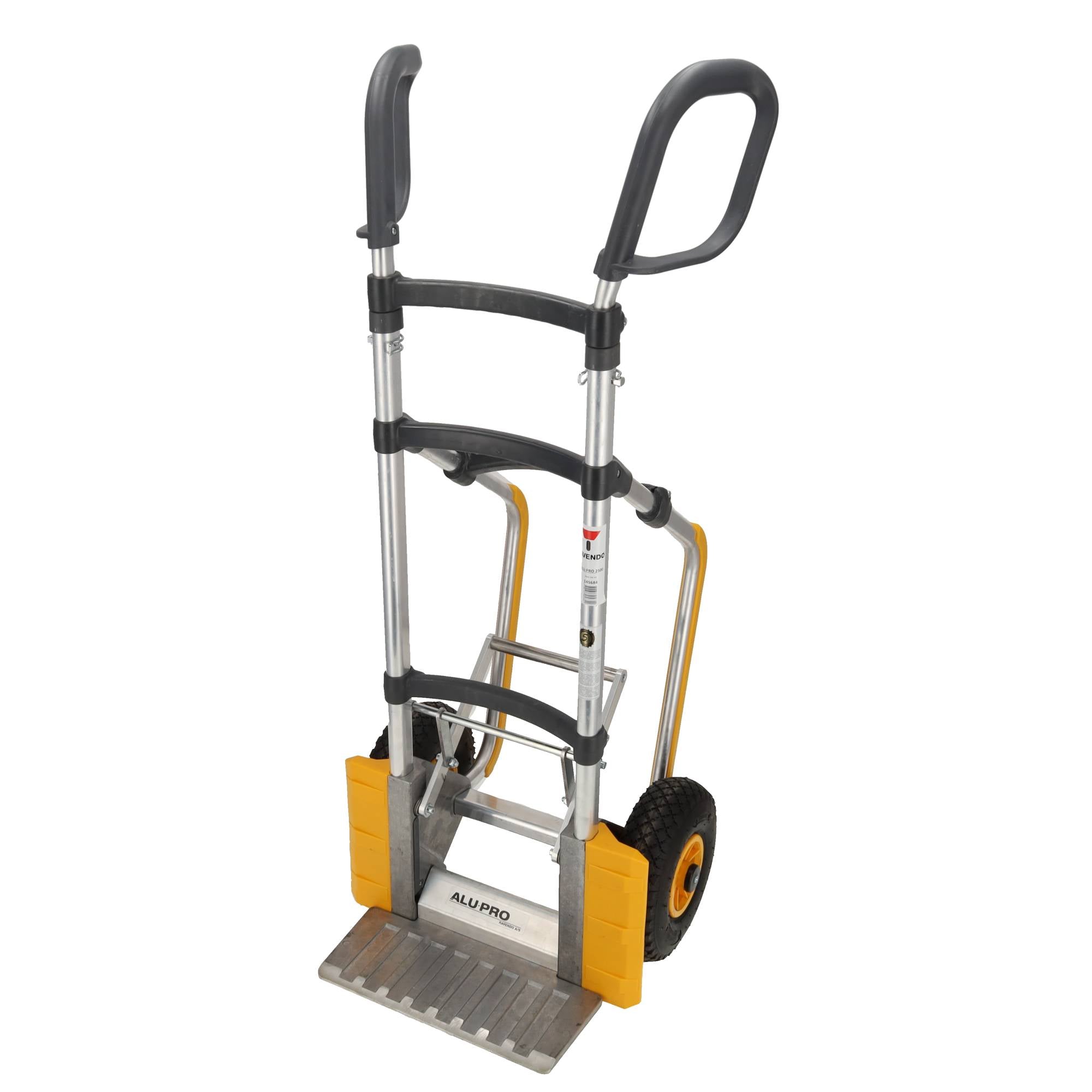 Aluminium steekwagen ALU-PRO - Easy-Step - 200kg draagvermogen met luchtbanden