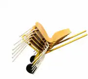 Steekwagen voor Stoelen 75 kg - Draagvlak 300x440 mm met massieve wielen