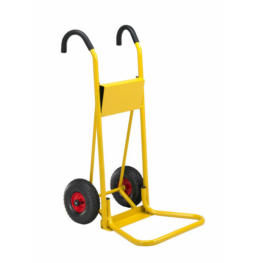 Stalen steekwagen voor buitenboordmotoren - 100kg draagvermogen met luchtbanden