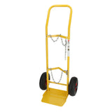 Stalen Steekwagen 125 kg - Voor Fles - Luchtbanden - Draagvlak 305x250 mm