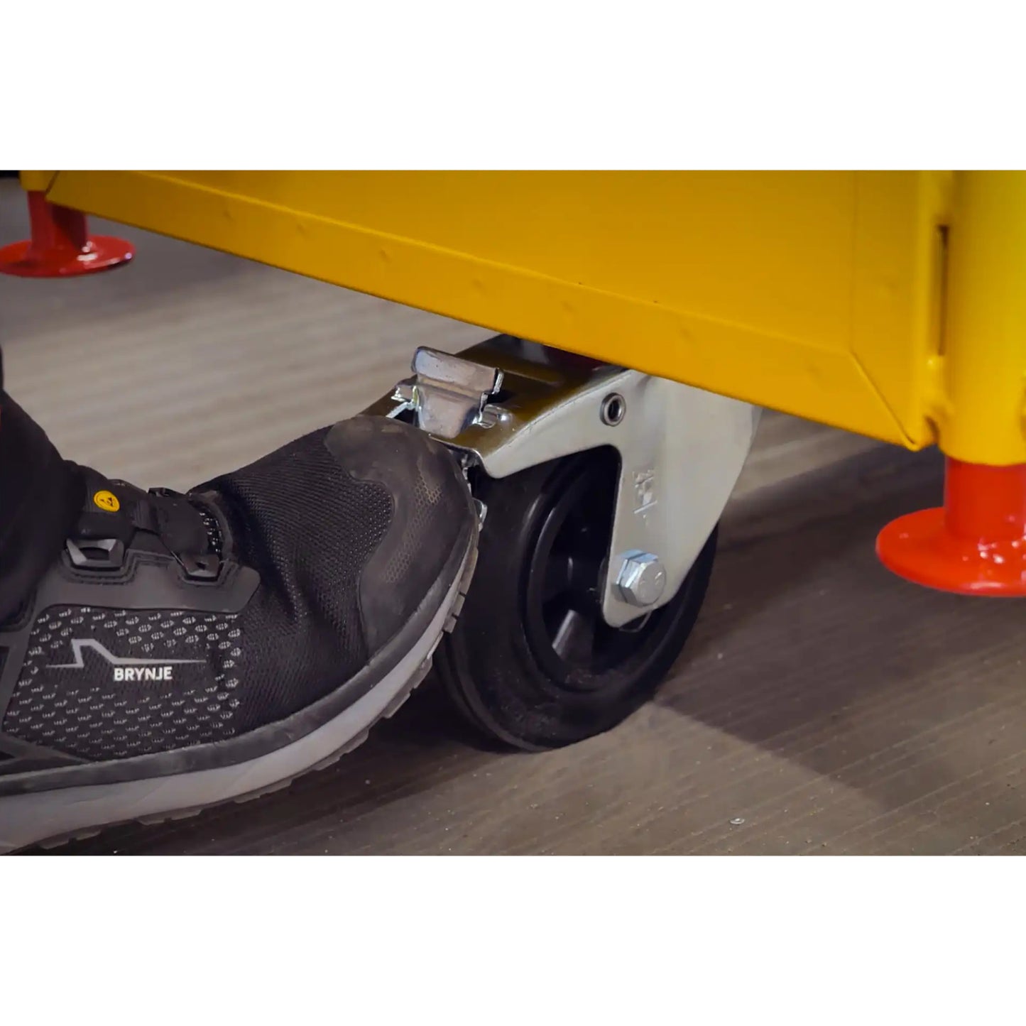 Stalen gereedschapswagen XL - 400kg draagvermogen - luchtbanden