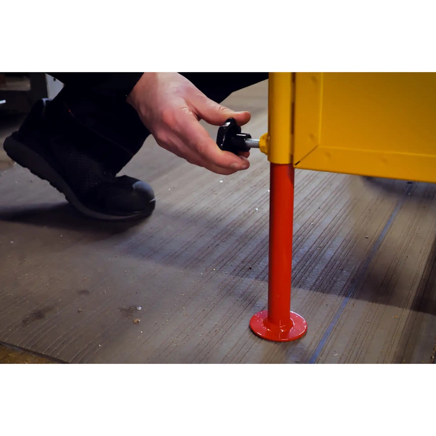 Stalen gereedschapswagen XL - 400kg draagvermogen - luchtbanden