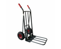 Ravendo stalen steekwagen 250kg Easy-Step - Luchtbanden