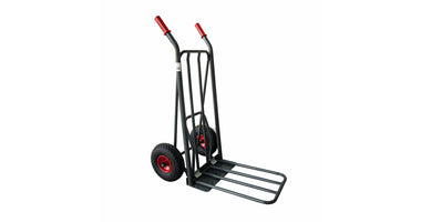 Ravendo stalen steekwagen 250kg Easy-Step - Luchtbanden