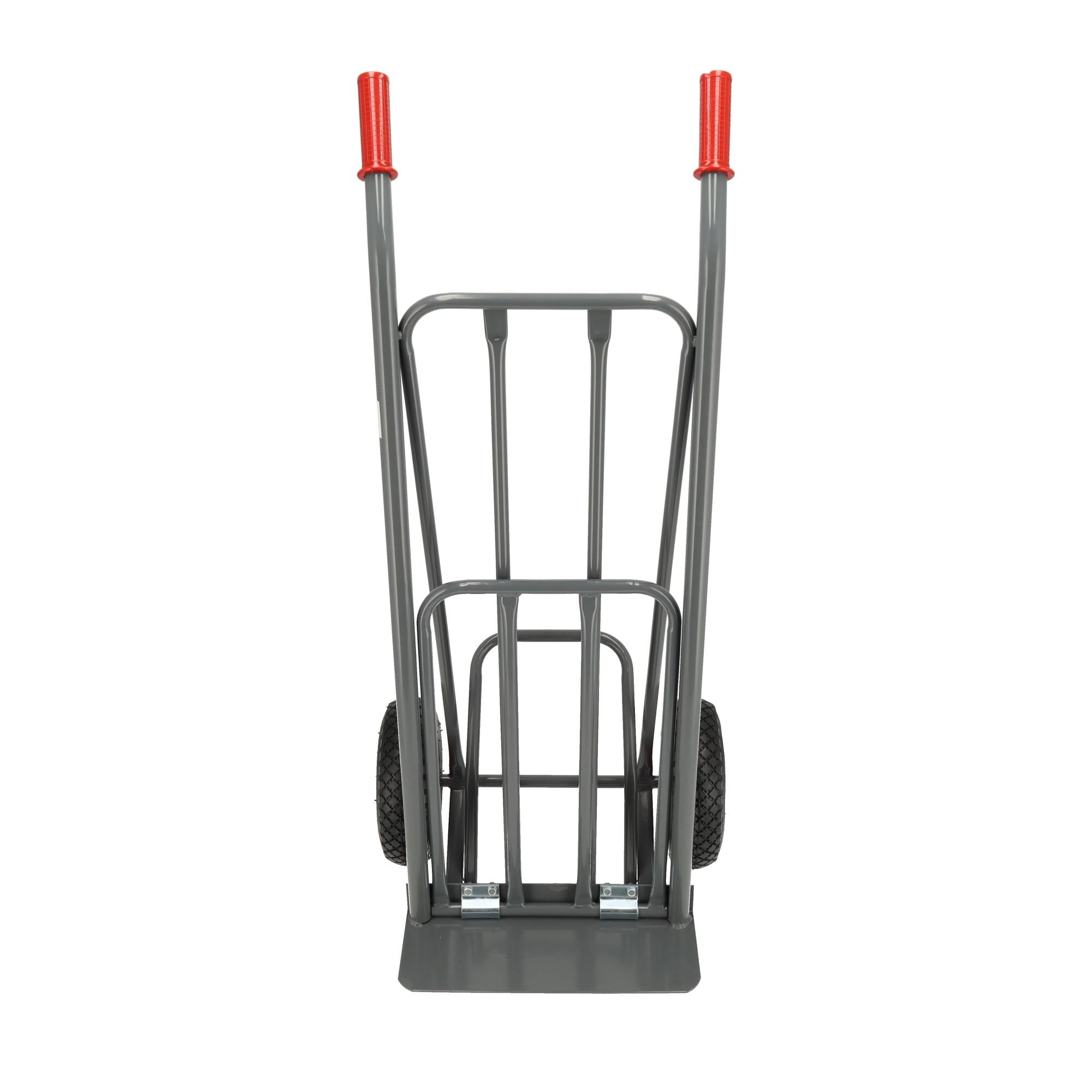 Ravendo stalen steekwagen 250kg Easy-Step - Luchtbanden