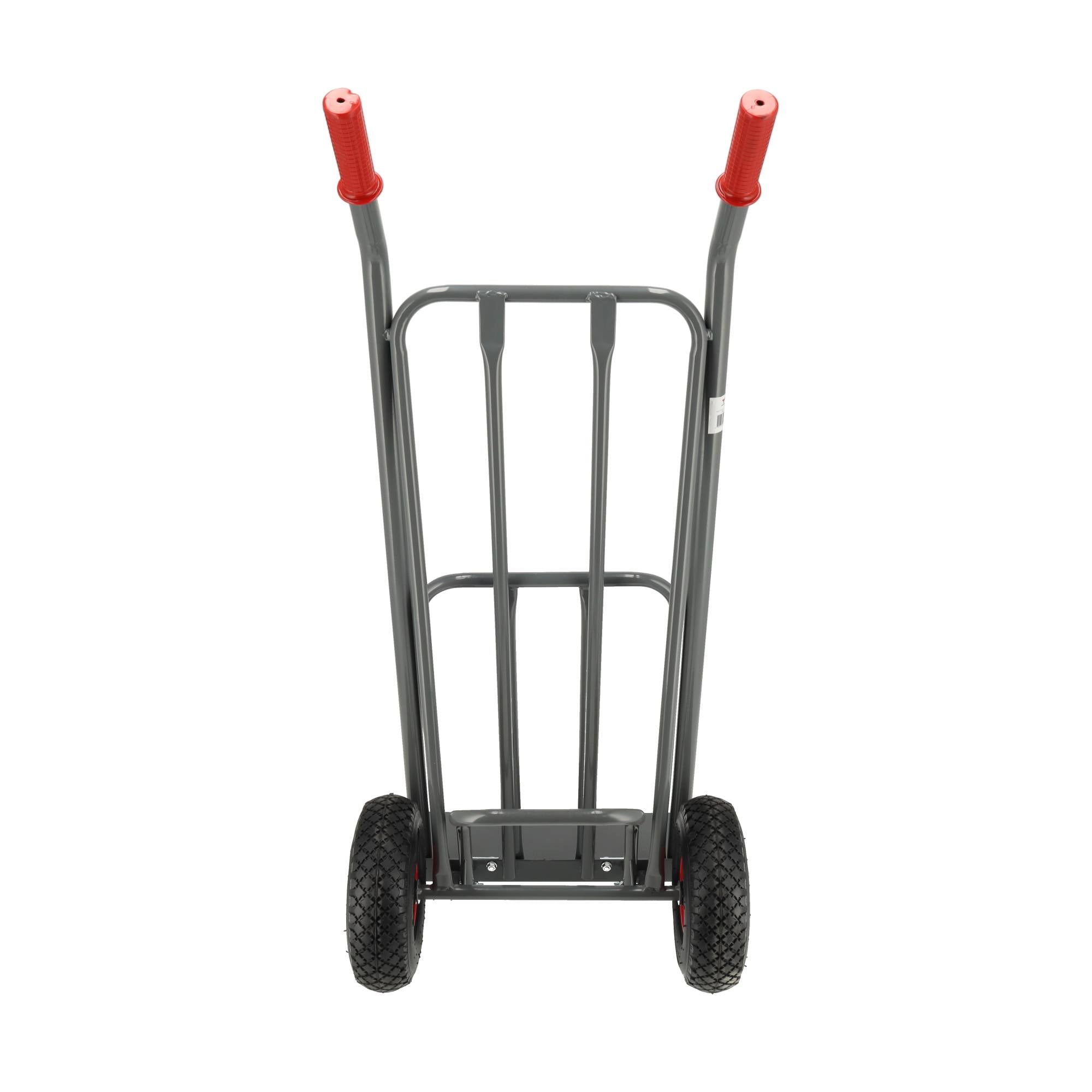 Ravendo stalen steekwagen 250kg Easy-Step - Luchtbanden
