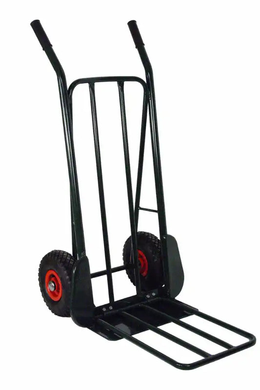 Stalen Steekwagen 250 kg - Uitklapbaar Draagvlak - Luchtbanden