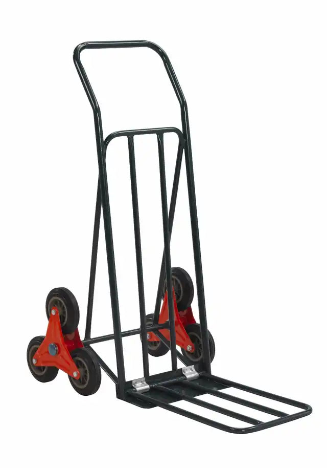 Trapsteekwagen 120 kg - Uitklapbaar Draagvlak - Driewielig Trapsysteem